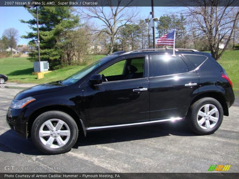 Super Black / Charcoal 2007 Nissan Murano SL AWD