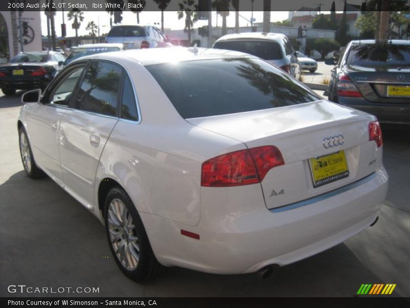 Ibis White / Black 2008 Audi A4 2.0T Sedan