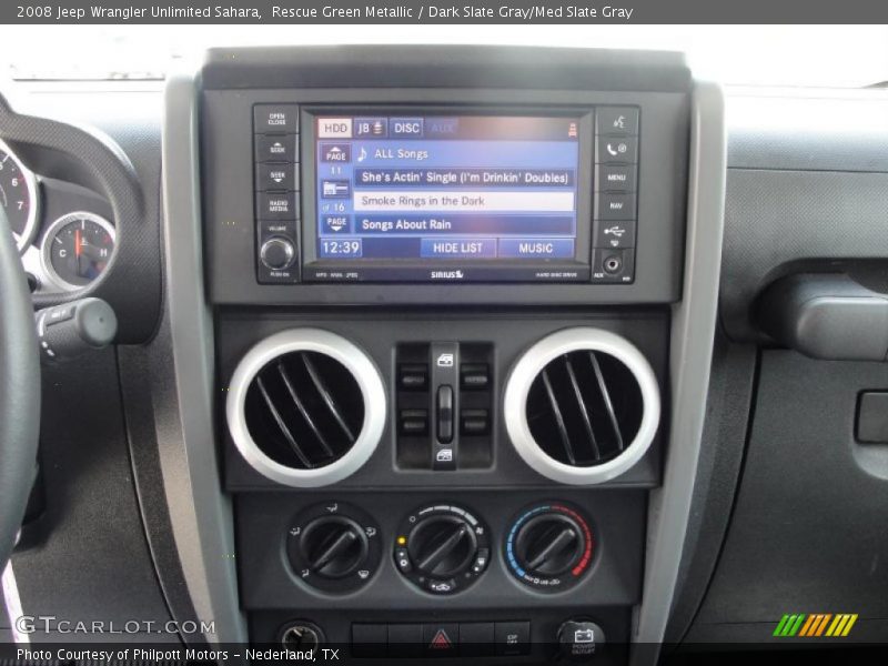 Rescue Green Metallic / Dark Slate Gray/Med Slate Gray 2008 Jeep Wrangler Unlimited Sahara