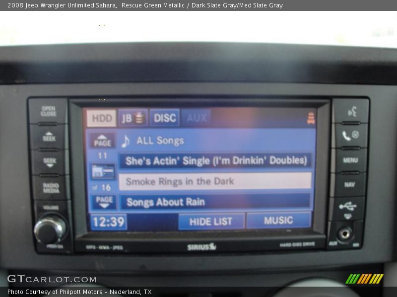 Rescue Green Metallic / Dark Slate Gray/Med Slate Gray 2008 Jeep Wrangler Unlimited Sahara