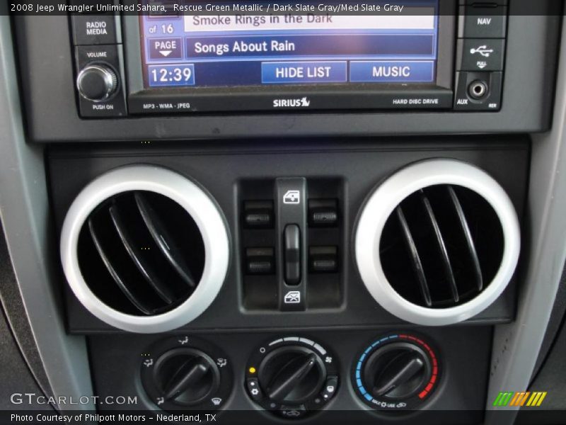 Rescue Green Metallic / Dark Slate Gray/Med Slate Gray 2008 Jeep Wrangler Unlimited Sahara