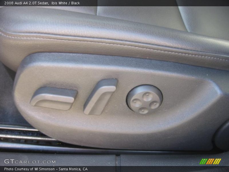 Ibis White / Black 2008 Audi A4 2.0T Sedan