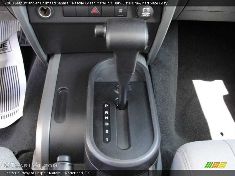 Rescue Green Metallic / Dark Slate Gray/Med Slate Gray 2008 Jeep Wrangler Unlimited Sahara