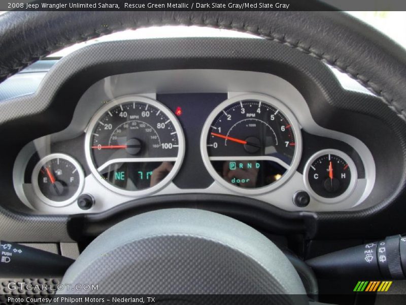 Rescue Green Metallic / Dark Slate Gray/Med Slate Gray 2008 Jeep Wrangler Unlimited Sahara