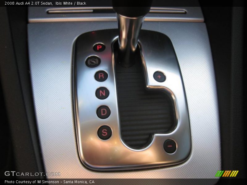Ibis White / Black 2008 Audi A4 2.0T Sedan