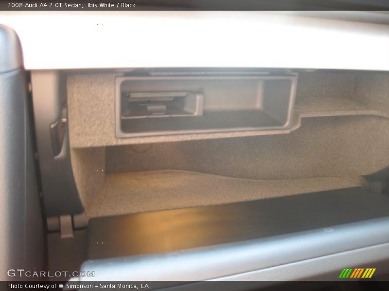 Ibis White / Black 2008 Audi A4 2.0T Sedan