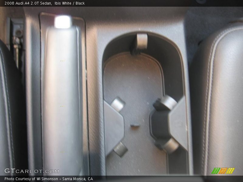 Ibis White / Black 2008 Audi A4 2.0T Sedan