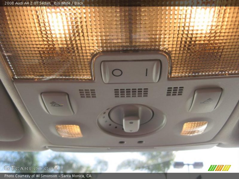 Ibis White / Black 2008 Audi A4 2.0T Sedan