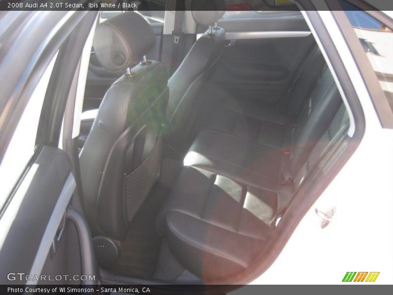 Ibis White / Black 2008 Audi A4 2.0T Sedan