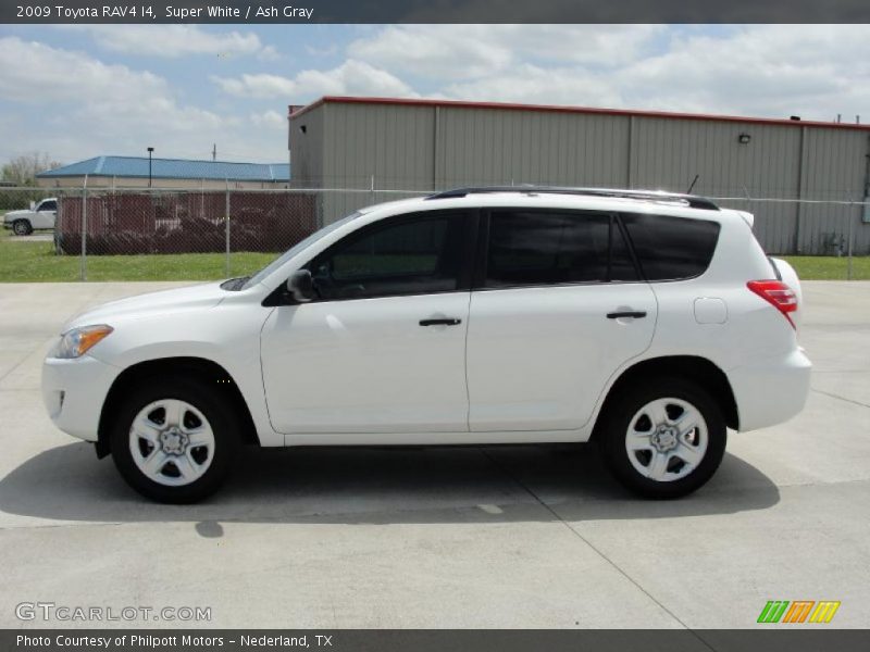 Super White / Ash Gray 2009 Toyota RAV4 I4