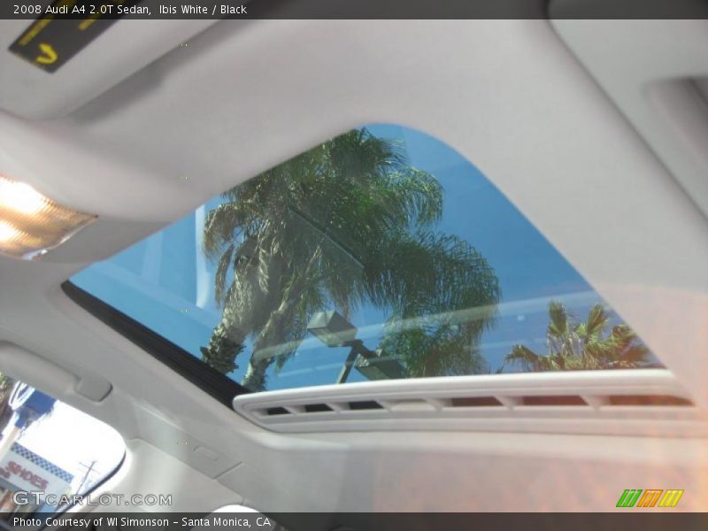 Ibis White / Black 2008 Audi A4 2.0T Sedan