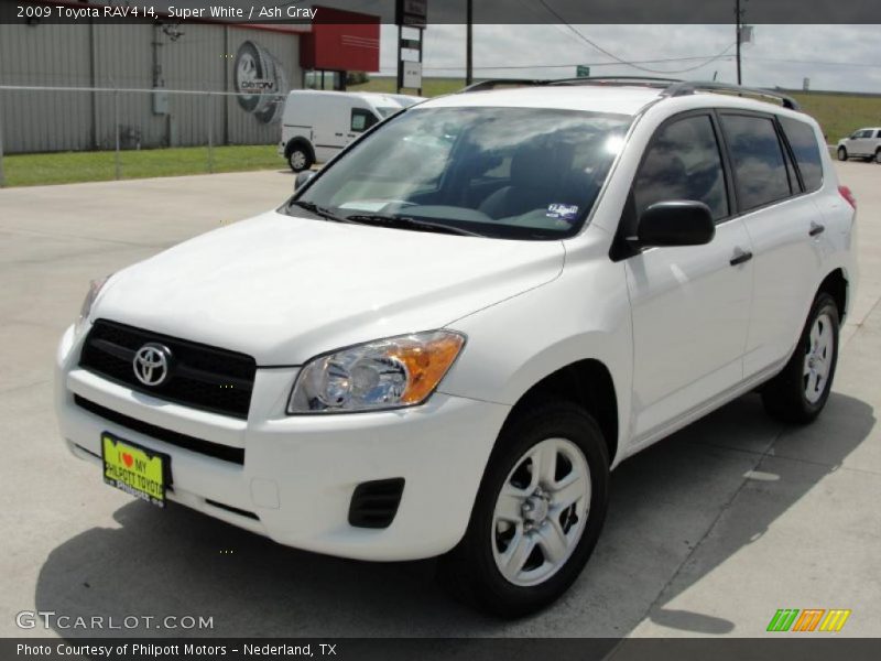 Super White / Ash Gray 2009 Toyota RAV4 I4