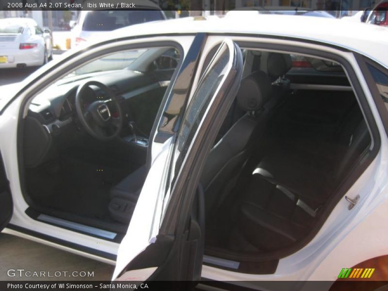 Ibis White / Black 2008 Audi A4 2.0T Sedan