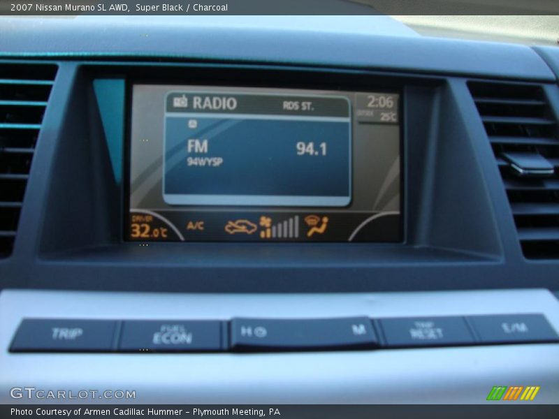 Super Black / Charcoal 2007 Nissan Murano SL AWD