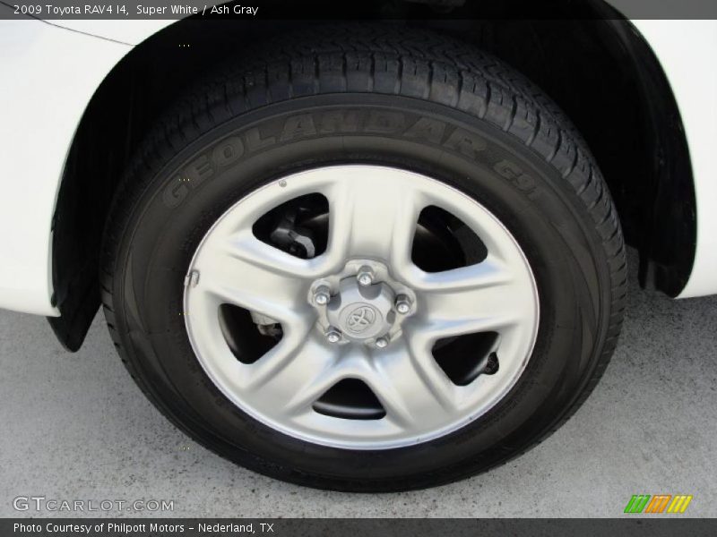 Super White / Ash Gray 2009 Toyota RAV4 I4