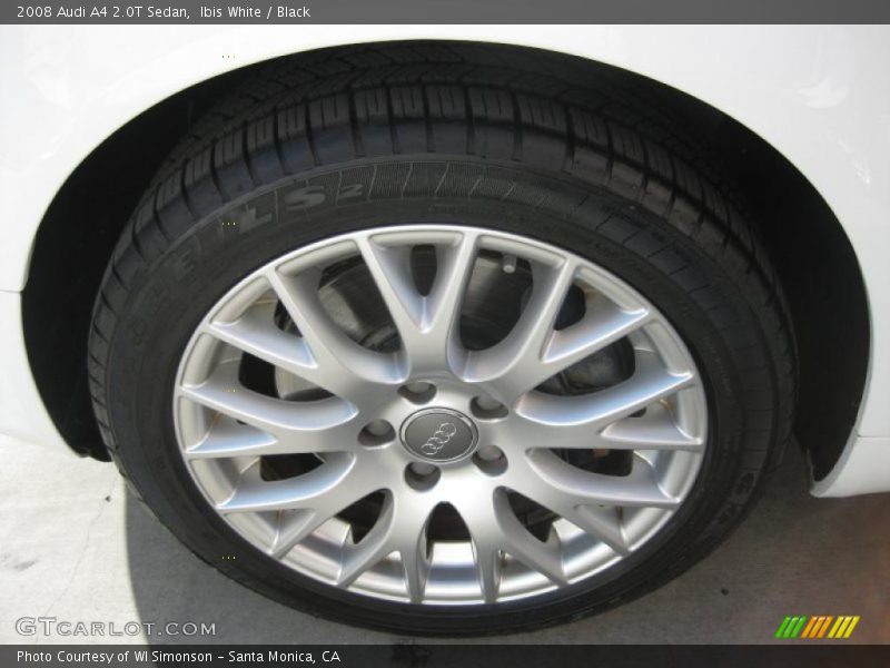 Ibis White / Black 2008 Audi A4 2.0T Sedan