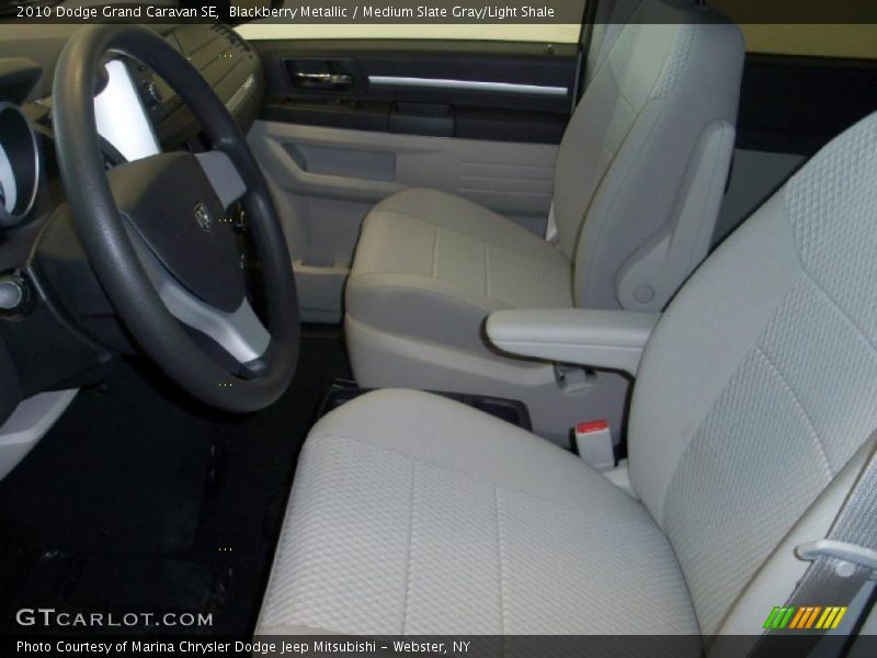 Blackberry Metallic / Medium Slate Gray/Light Shale 2010 Dodge Grand Caravan SE