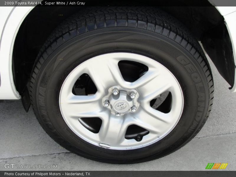 Super White / Ash Gray 2009 Toyota RAV4 I4