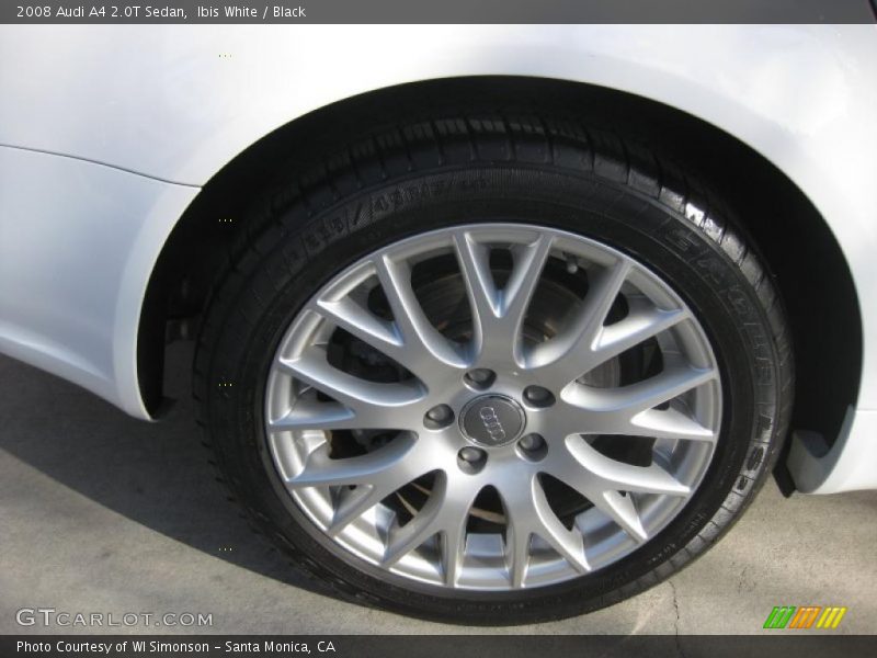 Ibis White / Black 2008 Audi A4 2.0T Sedan
