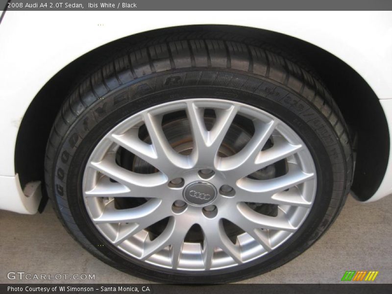 Ibis White / Black 2008 Audi A4 2.0T Sedan
