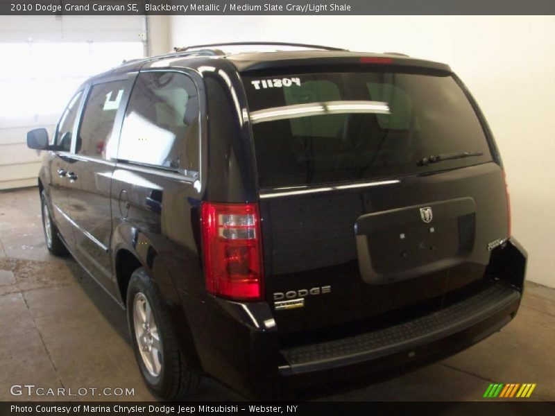 Blackberry Metallic / Medium Slate Gray/Light Shale 2010 Dodge Grand Caravan SE
