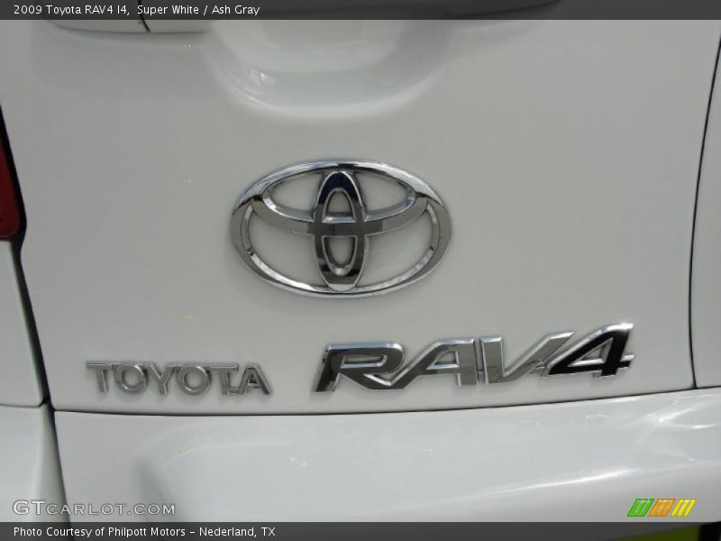 Super White / Ash Gray 2009 Toyota RAV4 I4
