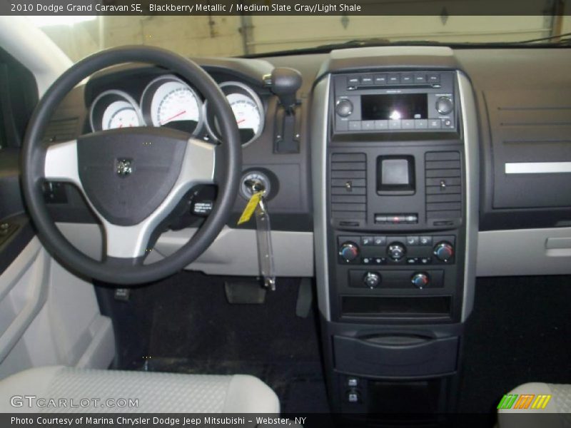 Blackberry Metallic / Medium Slate Gray/Light Shale 2010 Dodge Grand Caravan SE