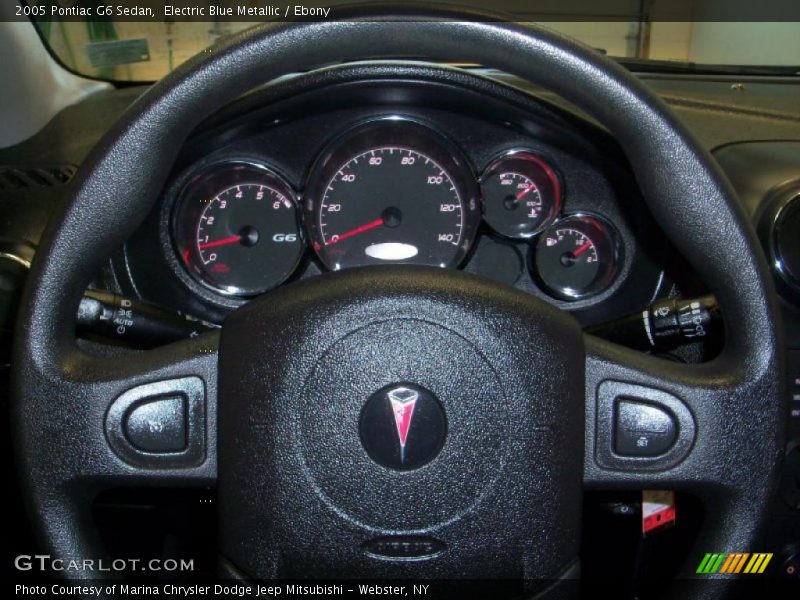 Electric Blue Metallic / Ebony 2005 Pontiac G6 Sedan