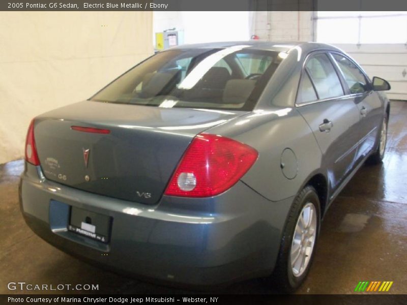 Electric Blue Metallic / Ebony 2005 Pontiac G6 Sedan