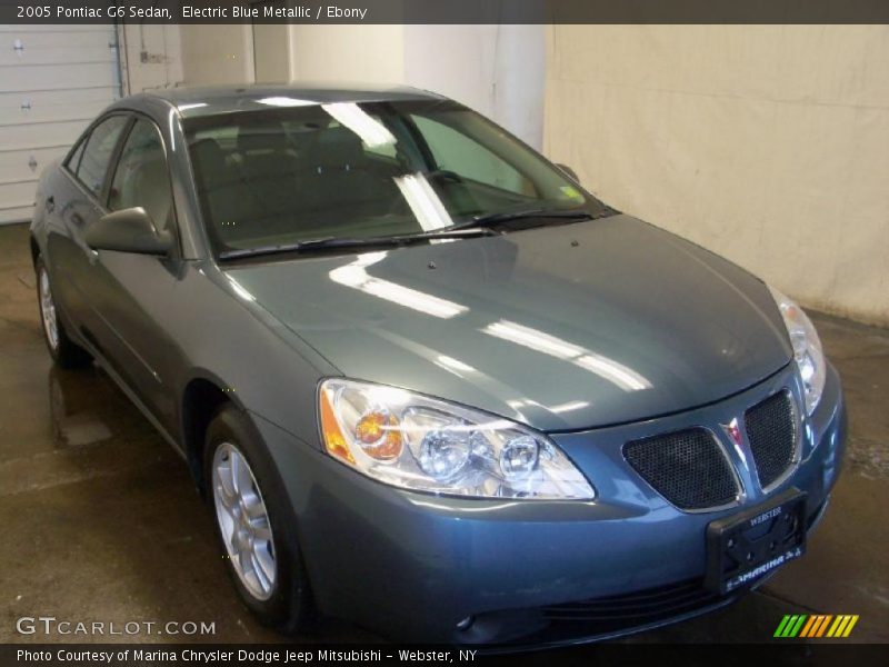 Electric Blue Metallic / Ebony 2005 Pontiac G6 Sedan