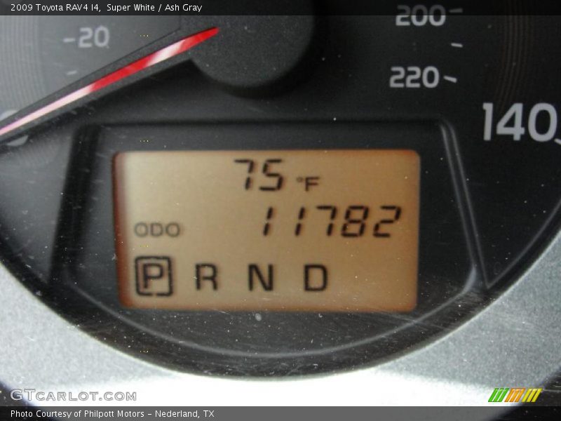 Super White / Ash Gray 2009 Toyota RAV4 I4
