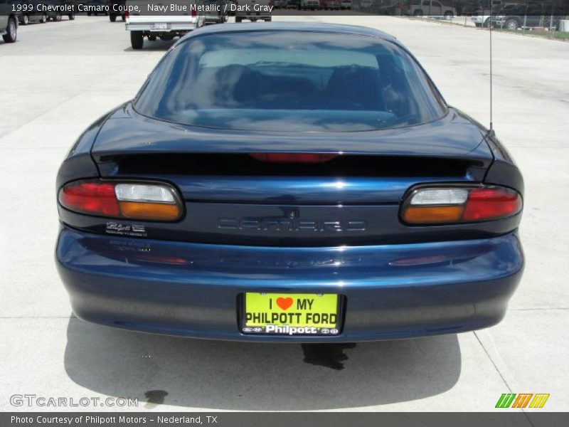 Navy Blue Metallic / Dark Gray 1999 Chevrolet Camaro Coupe