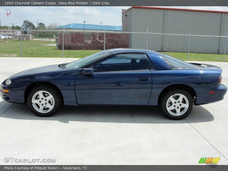 Navy Blue Metallic / Dark Gray 1999 Chevrolet Camaro Coupe
