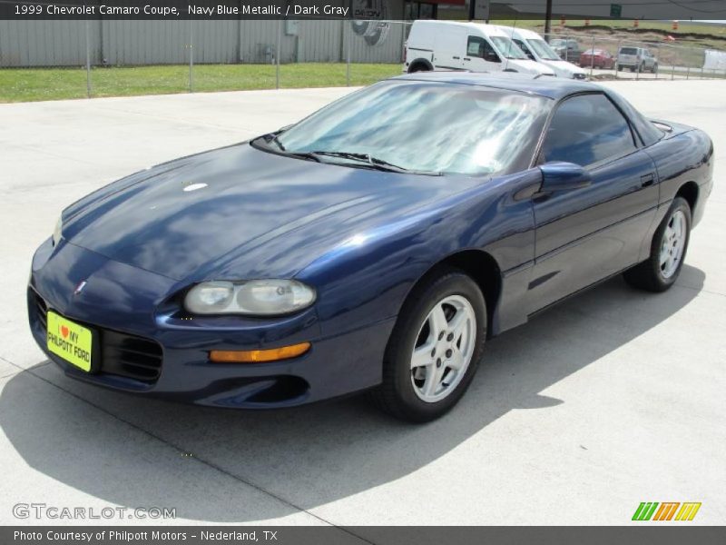 Navy Blue Metallic / Dark Gray 1999 Chevrolet Camaro Coupe