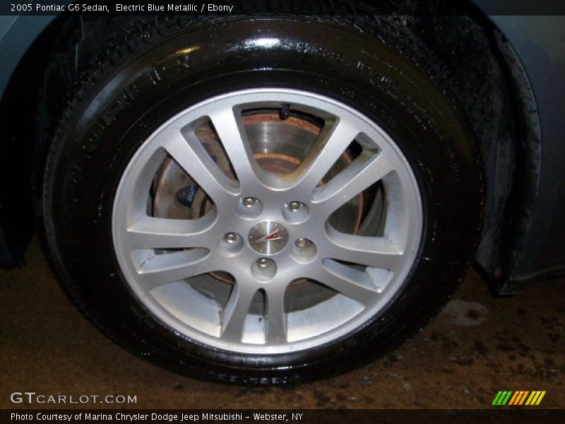 Electric Blue Metallic / Ebony 2005 Pontiac G6 Sedan