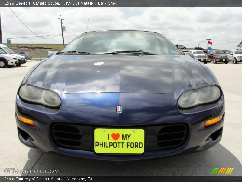 Navy Blue Metallic / Dark Gray 1999 Chevrolet Camaro Coupe