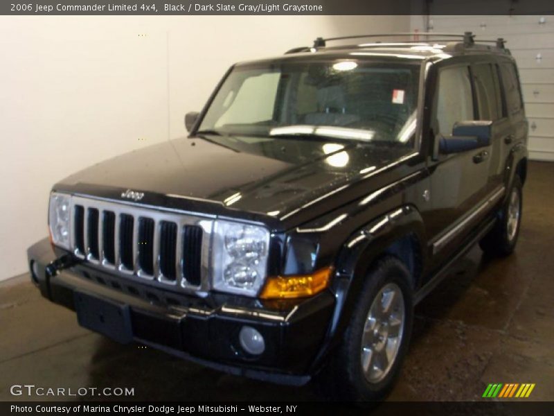 Black / Dark Slate Gray/Light Graystone 2006 Jeep Commander Limited 4x4