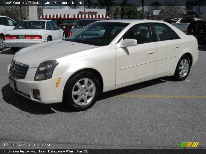 White Diamond / Light Neutral 2005 Cadillac CTS Sedan