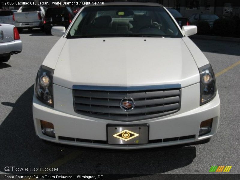 White Diamond / Light Neutral 2005 Cadillac CTS Sedan