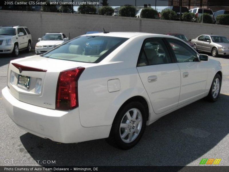 White Diamond / Light Neutral 2005 Cadillac CTS Sedan