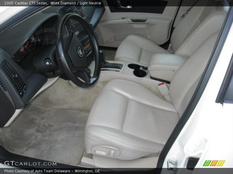 White Diamond / Light Neutral 2005 Cadillac CTS Sedan