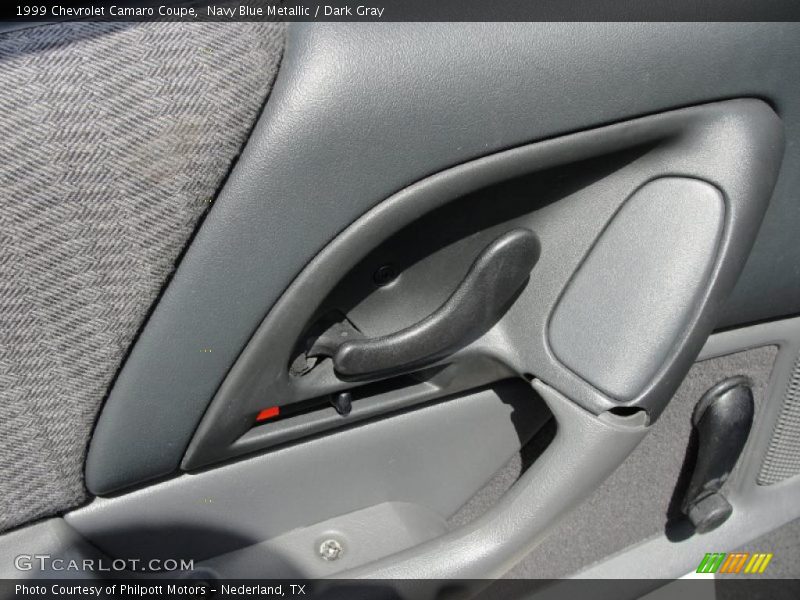 Navy Blue Metallic / Dark Gray 1999 Chevrolet Camaro Coupe
