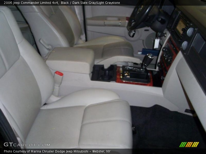 Black / Dark Slate Gray/Light Graystone 2006 Jeep Commander Limited 4x4