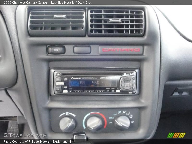 Navy Blue Metallic / Dark Gray 1999 Chevrolet Camaro Coupe