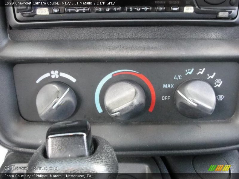 Navy Blue Metallic / Dark Gray 1999 Chevrolet Camaro Coupe