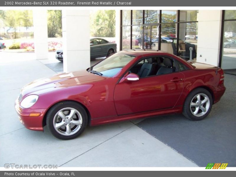 Firemist Red Metallic / Charcoal 2002 Mercedes-Benz SLK 320 Roadster