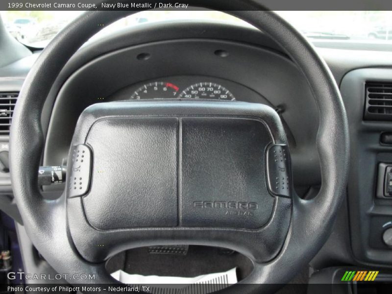 Navy Blue Metallic / Dark Gray 1999 Chevrolet Camaro Coupe