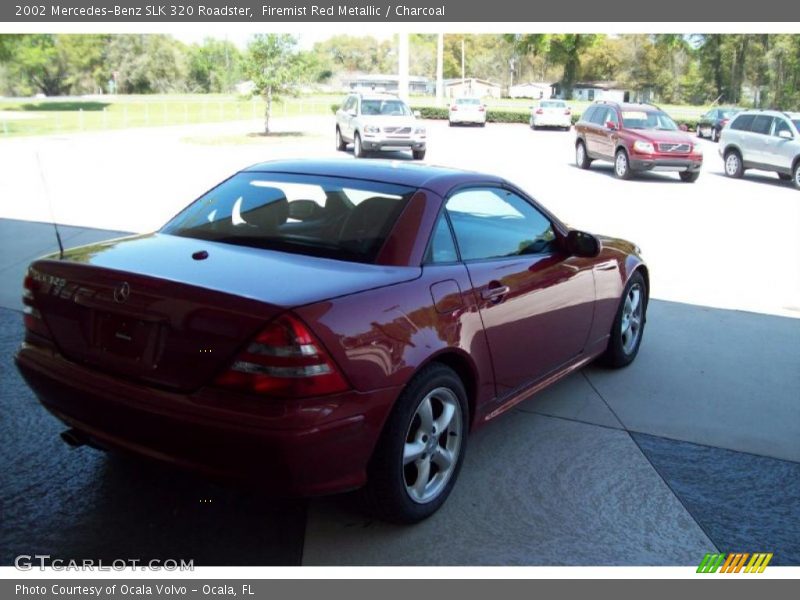 Firemist Red Metallic / Charcoal 2002 Mercedes-Benz SLK 320 Roadster