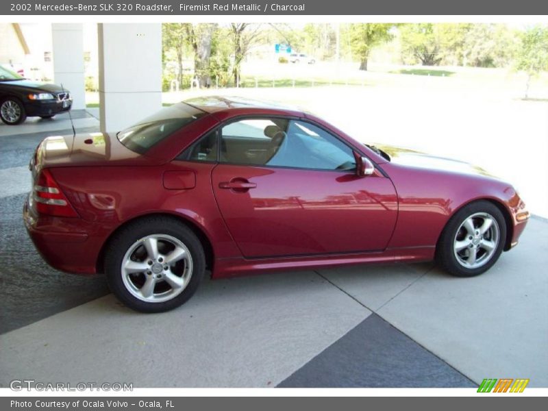 Firemist Red Metallic / Charcoal 2002 Mercedes-Benz SLK 320 Roadster