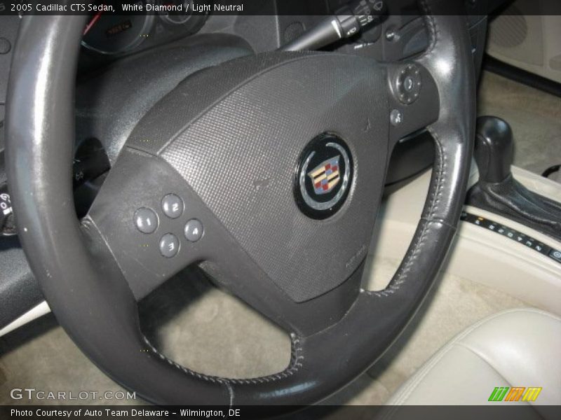 White Diamond / Light Neutral 2005 Cadillac CTS Sedan